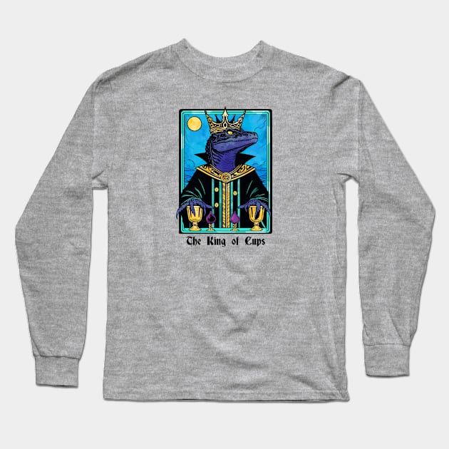 King of Cups Long Sleeve T-Shirt by mellamomateo